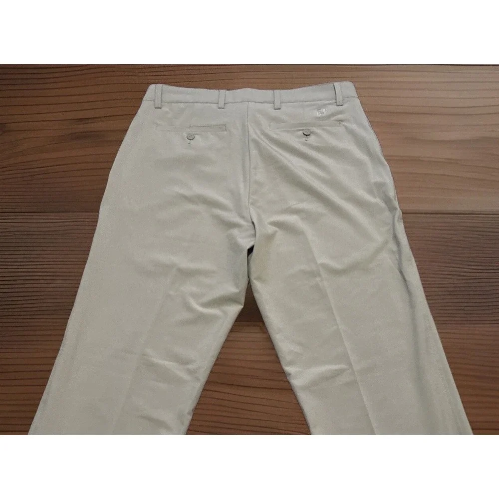 FootJoy Pants Mens 34x30 FJ Beige Regular Fit Performance Stretch Chino Golf